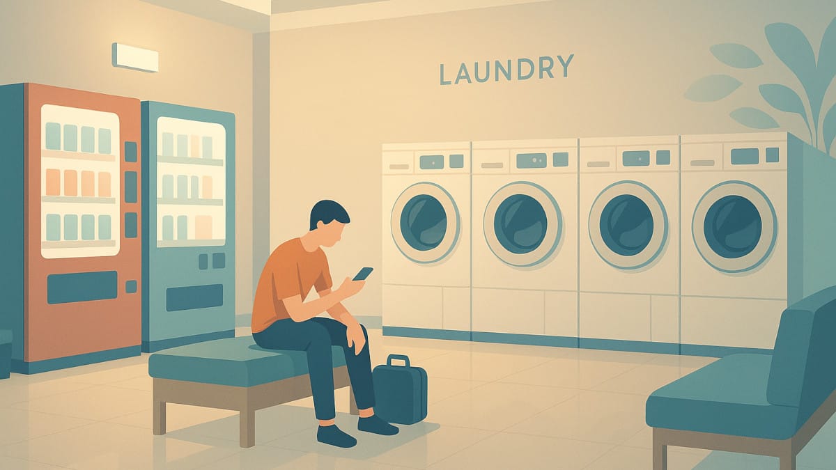 ホテルのコインランドリーは汚い?利用者が抱える悩み