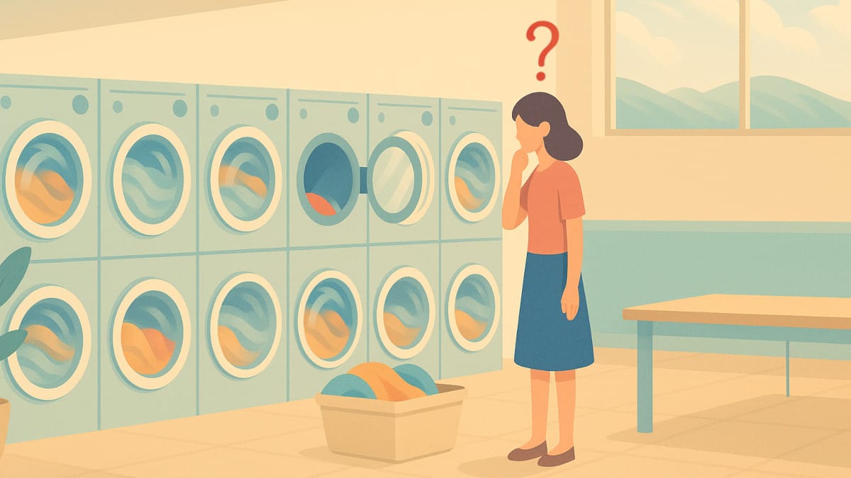 コインランドリーで前の人の洗濯物を勝手に出すのはOK?