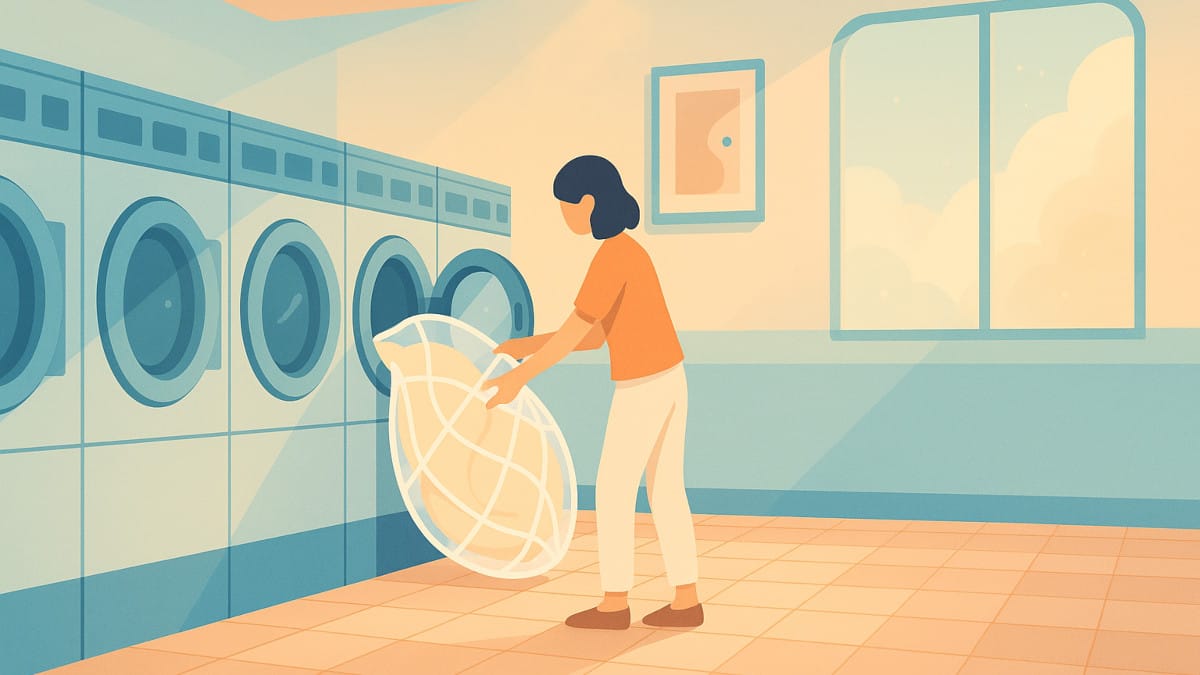 毛布はコインランドリーでネットなし洗濯しない!洗うコツは?