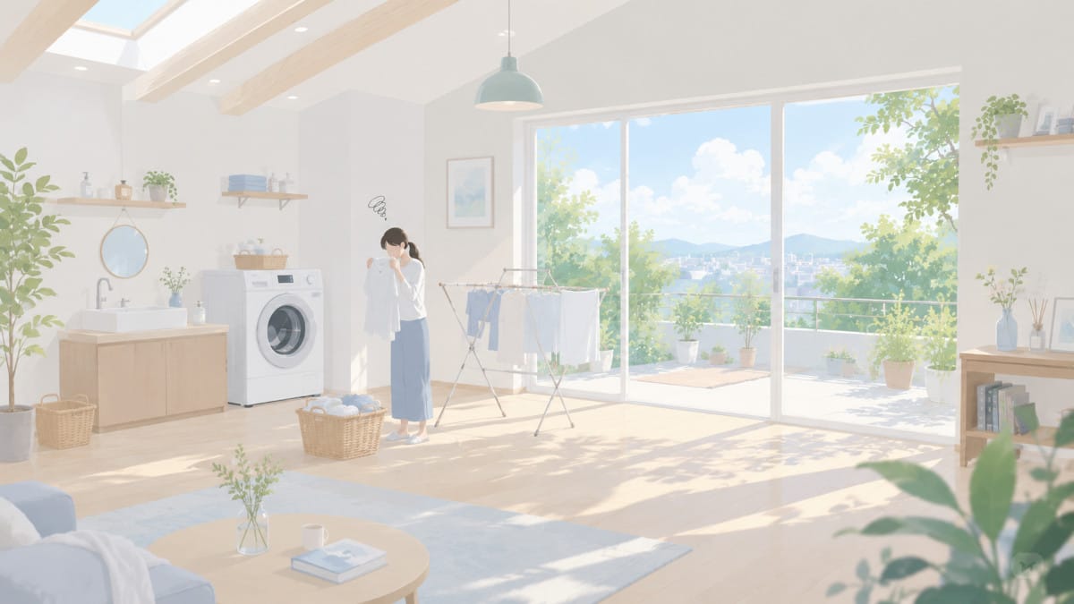 服の生乾き臭が取れない原因とセルフチェック